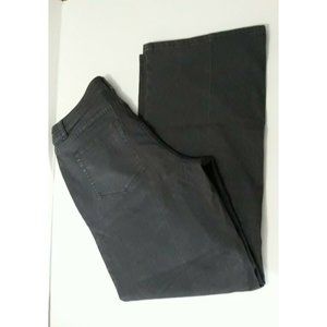 Avenue Jeans Charcoal Gray Denim High Rise Women's Plus Size 14 Boot Cut Jeans